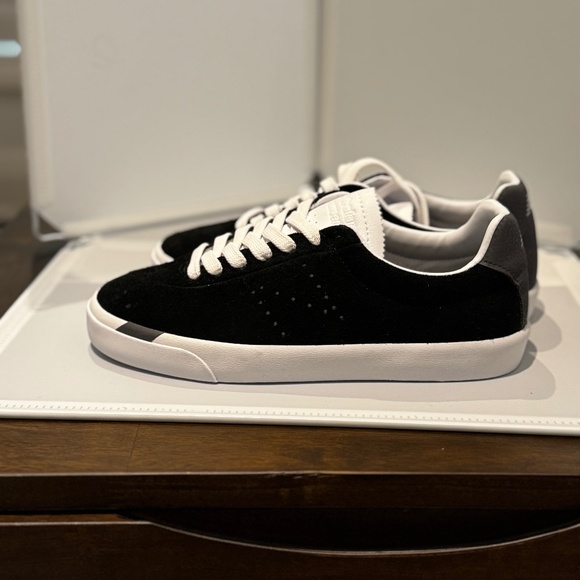 NWOT - New Balance Black Suede Sneakers - Picture 1 of 6